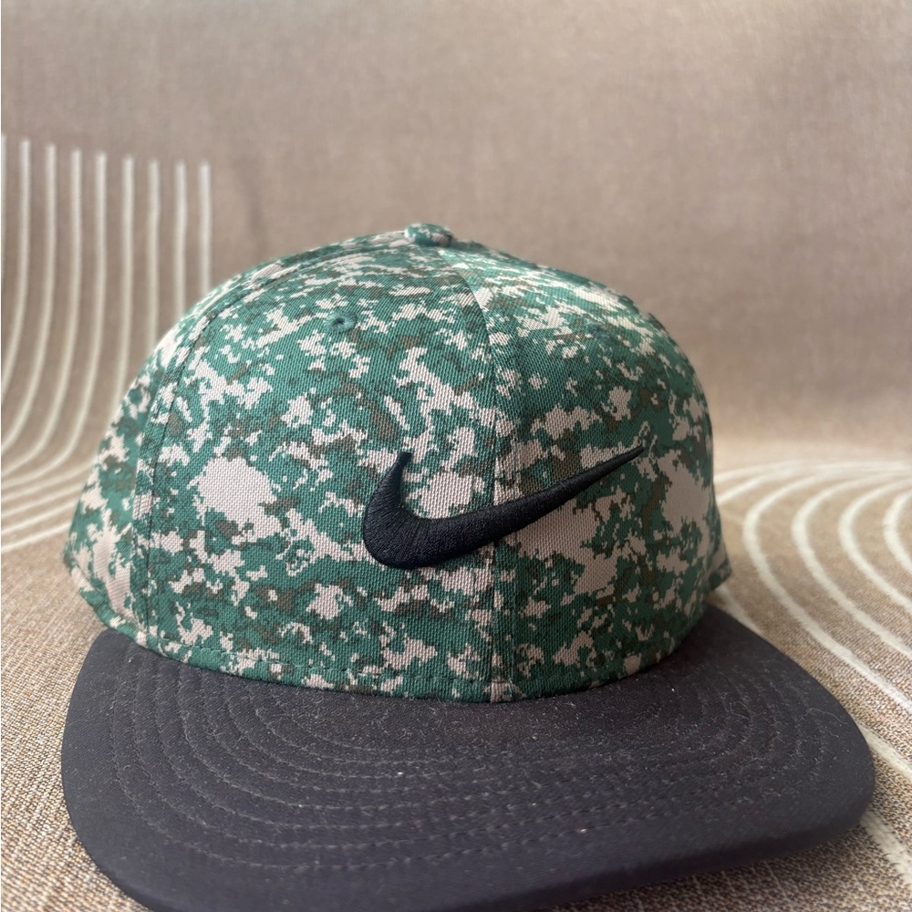 Nike Camo Green and Black Men's Hat